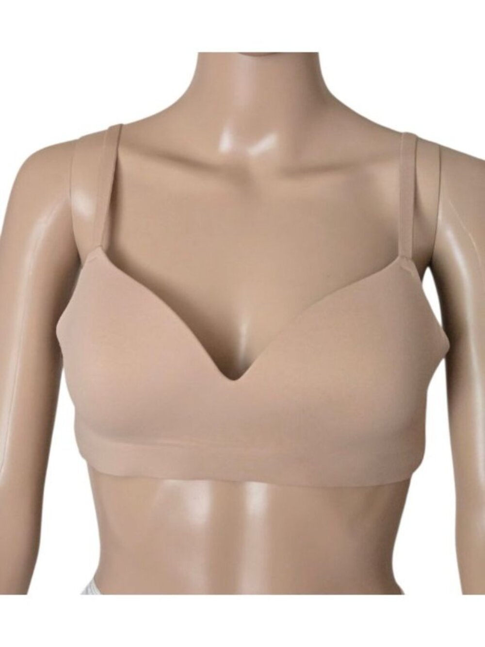 Soma Enbliss Wireless Adjustable strap beige Bra size 36A